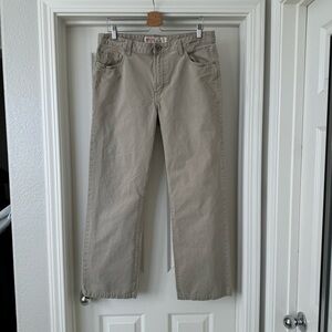 mossimo supply co. logan light beige/tan straight leg chino pants